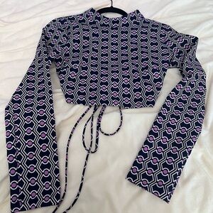 Junior’s ZARA cute crop top. NWT. Size Medium. Super cute!